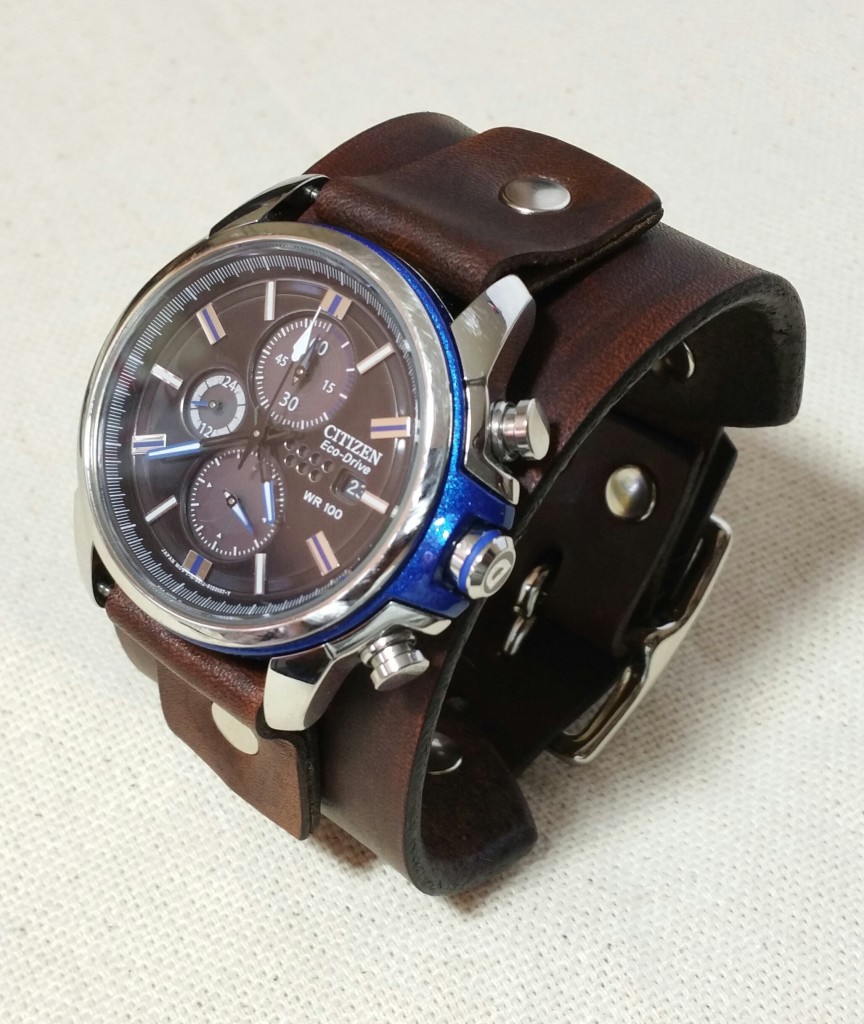 Leather Watch Cuff | TechLeatherCraft