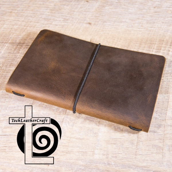 Milwaukee Leather Midori Notebook Cover - Chestnut