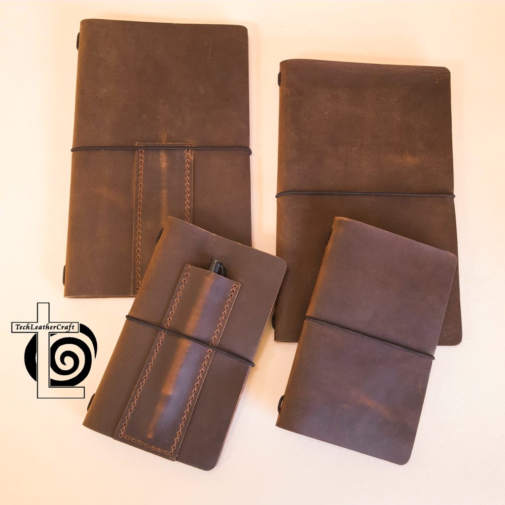 Leather Moleskine & Field Notes Midori Journal Notebook Cover