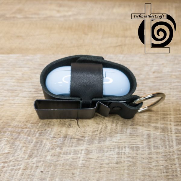 Leather Samsung Galaxy Buds Plus Holder Belt Clip Keychain