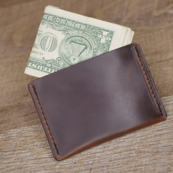 Brown Horween Chromexcel Ultra-Slim Wallet