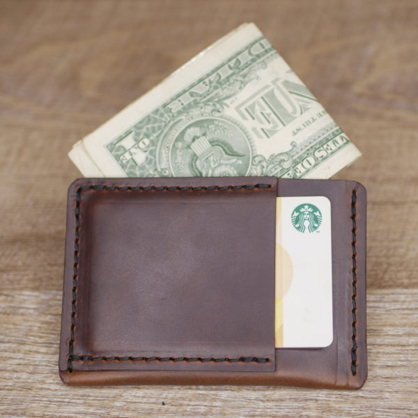 Brown Horween Chromexcel Ultra-Slim Wallet